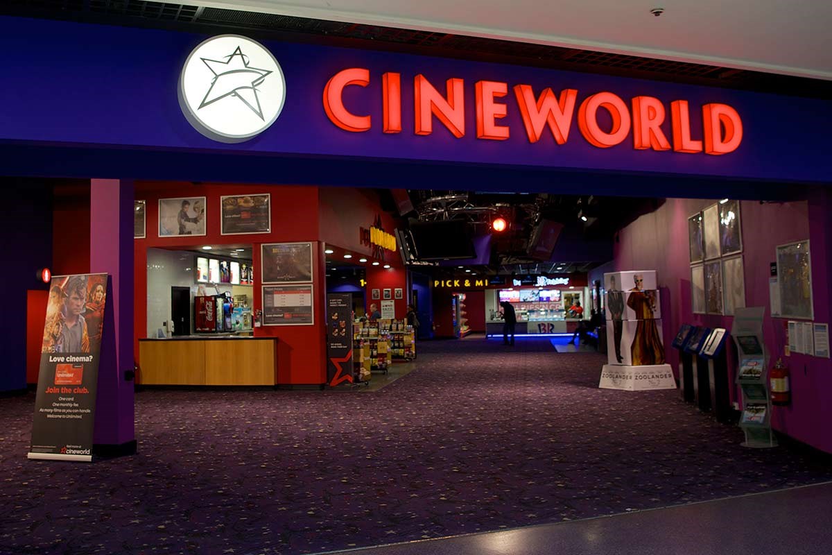 木绿色Cineworld的